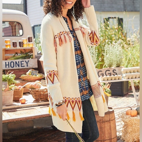 Matilda Jane | Moments with you Gingersnap Sweater cardigan boho Size XS NWT - Picture 1 of 16
